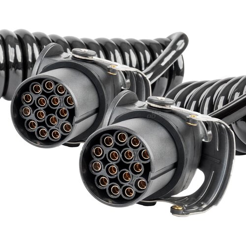 Amio 04382 spiralni kabel za poluprikolicu TIR 2 &times; 15 PIN &ndash; 5 m, 24 V Cijene