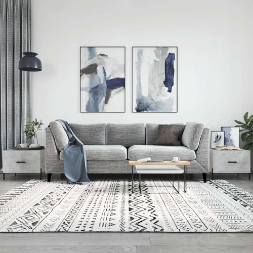 vidaXL Stolići za kavu 2 kom Siva betona 50x50x40 cm konstruirano drvo Cene