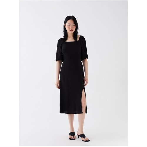 LC Waikiki Women&amp;#039;s Square Collar Plain Moroccan Dress Slike
