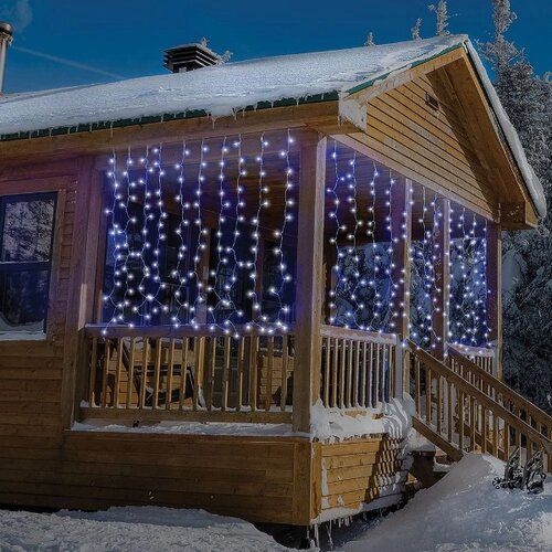  Novogodi&scaron;nja LED zavesa 240 LED, bela, 2m, IP44 Cene