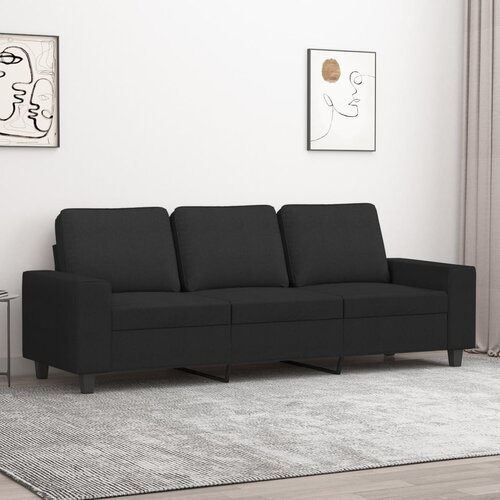 vidaXL Trosed črn 180 cm blago Cene