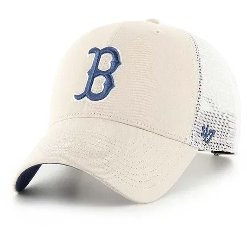 47 Brand Kapa sa šiltom MLB Boston Red Sox boja: bež, s aplikacijom