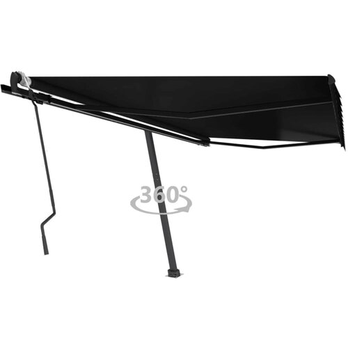vidaXL Prostostoječa ročno zložljiva tenda 400x300 cm antracitna, (20729058) Cene