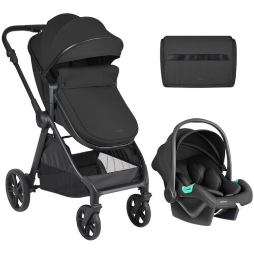 Kikka Boo Kolica Jean 2in1 set sa I-Size autosedi&amp;scaron;tem Black KKB11268 Slike