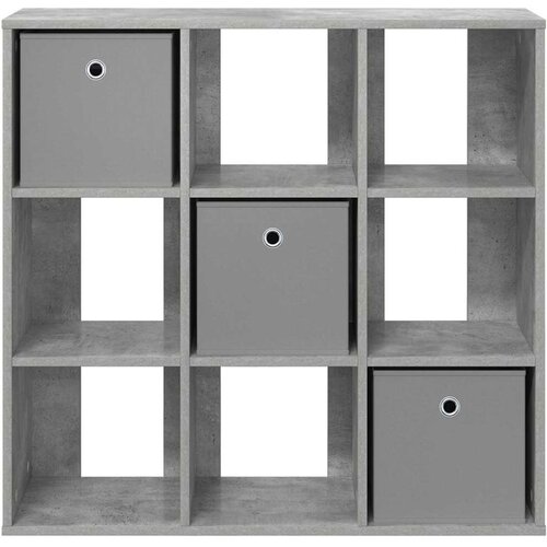  Kreveta s ladicama Betonski sivi 88 5 x 29 x 84 5 cm Slike