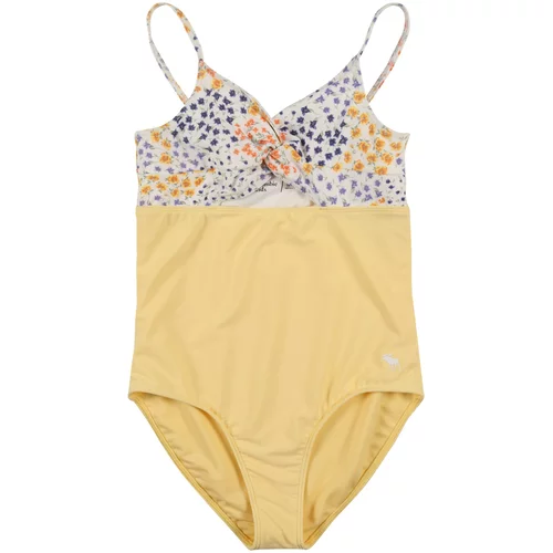 Abercrombie & Fitch Jednodijelni kupaći kostim žuta