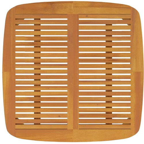  3-dijelni vrtni blagovaonski set od masivnog bagremovog drva Smeđa Dužina stola 85 cm Slike