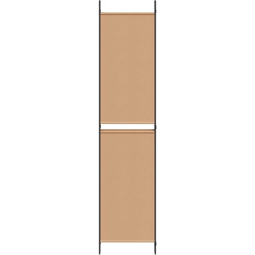  5-podijeljeni pregradni zid Bež 250 x 220 cm Tkanina Slike