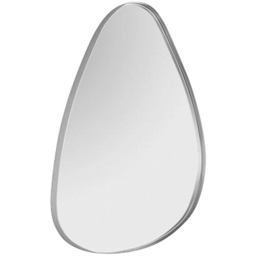  Ogledalo s okvirom Britta (Š x V: 35 x 50 cm, Srebrna, Metal) Cijene