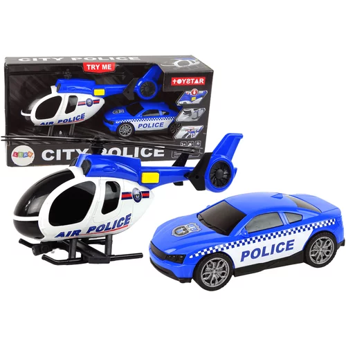  Igračka policijski set helikopter i auto