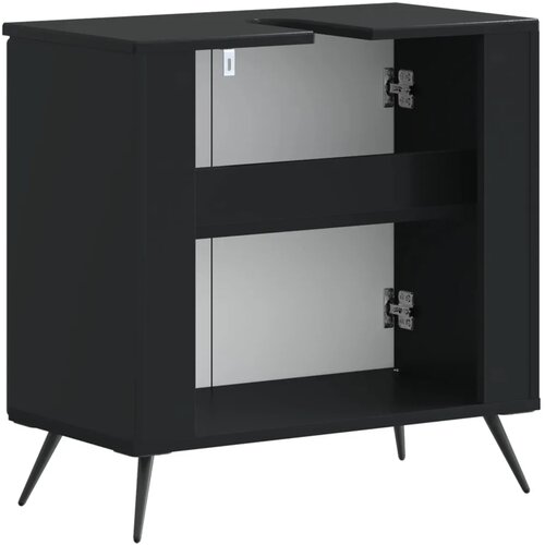  Kupaonski ormarić za sudoper BREDA Crna 59 5 x 31 5 x 59 cm - Crna Cijene