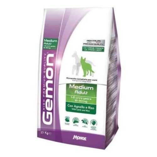 Gemon dog medium adult jagnjetina & pirinač 15kg suva hrana za pse Cene