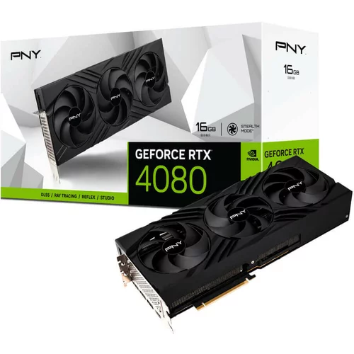 Pny GeForce RTX 4080 16GB Triple Fan Verto grafična kartica, (20507632)