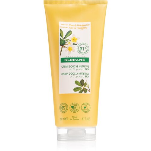 Klorane Cupuaçu Bio Fleur de Frangipanier hranjivi gel za tuširanje 200 ml Cijene