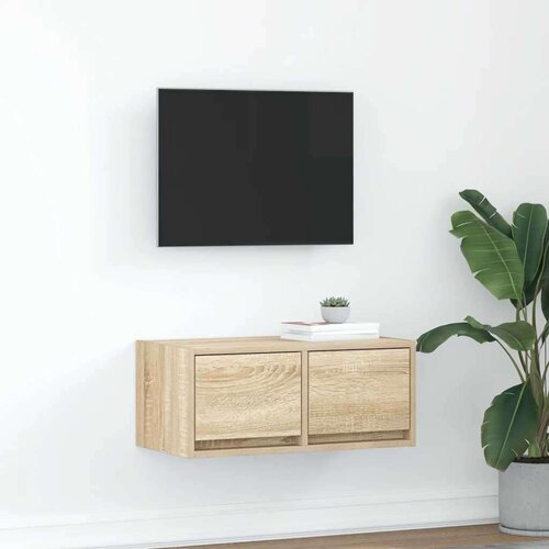 vidaXL TV omarica sonoma hrast 60x31x25,5 cm inženirski les Cene