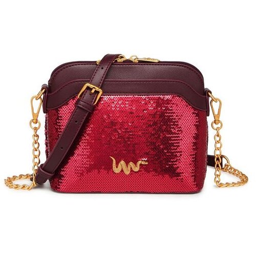 Vuch Crossbody torba Fossy Sequin Mini Wine, 17 x 20 cm Cijene