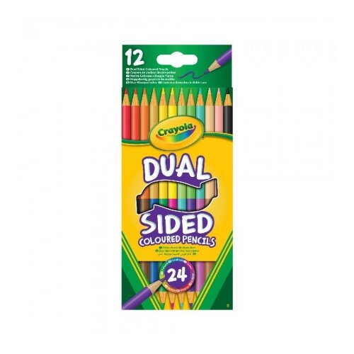 Crayola 12 dvostranih olovaka drvena bojica ( GAP256356 ) GAP256356 Cene