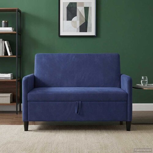 SOFA s pohranom Policijska plava 122 x 78 x 87 cm Poliester Cijene