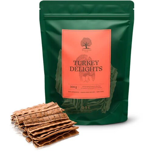 Essential Foods turkey delights - poslastice za pse sa 98% ćuretine (200g) Cene