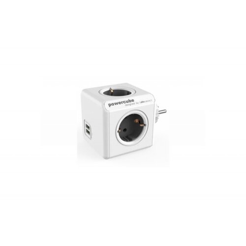 Allocacoc powercube original (1202GN/DEOUPC) usb 4xšuko+2USB 5V/2.1A sivi Cene