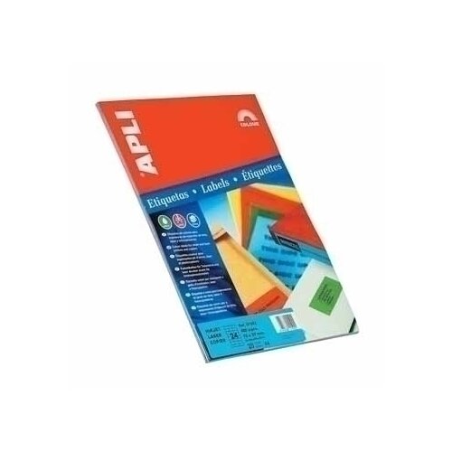 Apli barvne nalepke AP001594 zelene 70 x 37 mm 24/stran, 20 listov Cene