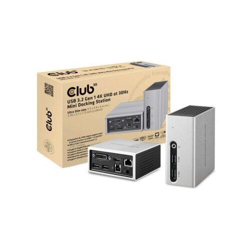 Docking station Club 3D USB TYPE A 3.1 GEN 1 4K UHD MINI STATION CSV-3104D Cijene