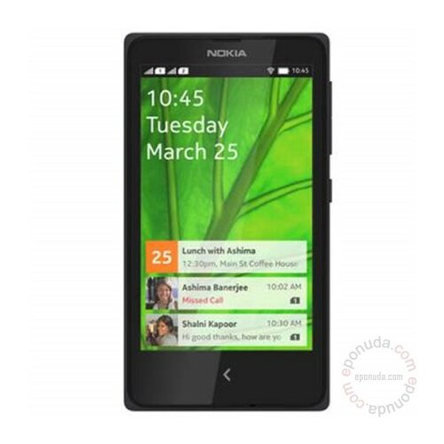 Nokia X Dual Black mobilni telefon Slike