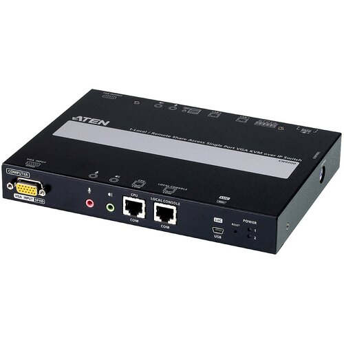 Aten CN9000 1-Local-Remote Share Access Enoportno stikalo VGA KVM prek IP CN9000 KVM podalj&scaron;ek preko omrežnega kabla RJ45, (20437640) Cene