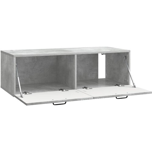  ormar za zid Betonska siva 98 x 41 x 30 cm Konstruirano drvo Slike