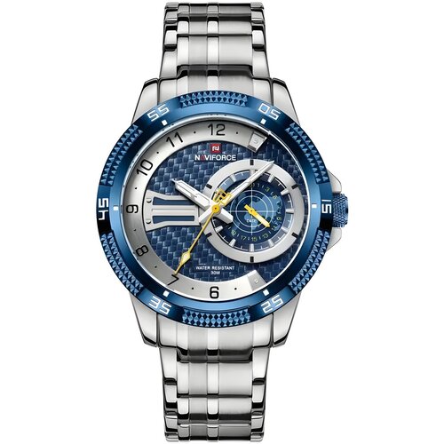 Sat NAVIFORCE RO-29574 - Srebrna / Plava KP29574 Cijene