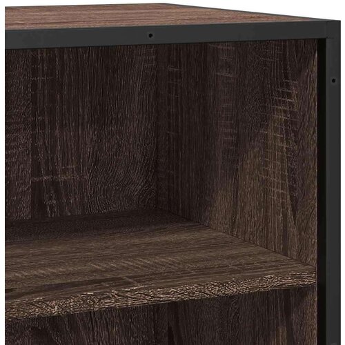 VidaXL Komoda boja hrasta 68x35x76 cm konstruirano drvo i metal Slike