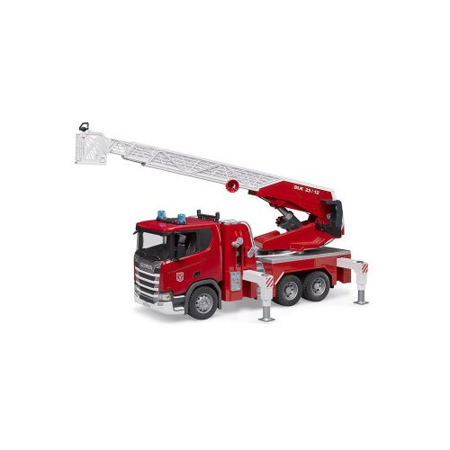 Knorr Vatrogasni kamion s ljestvama i vodenom pumpom Scania Super 560R, Crveni Cene