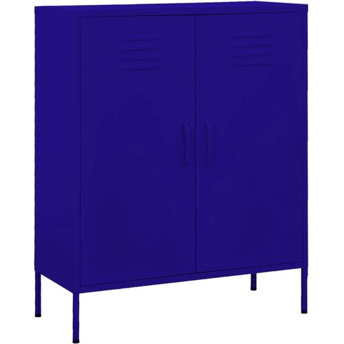 Ormarić za pohranu modri 80 x 35 x 101 5 cm čelični Cijene
