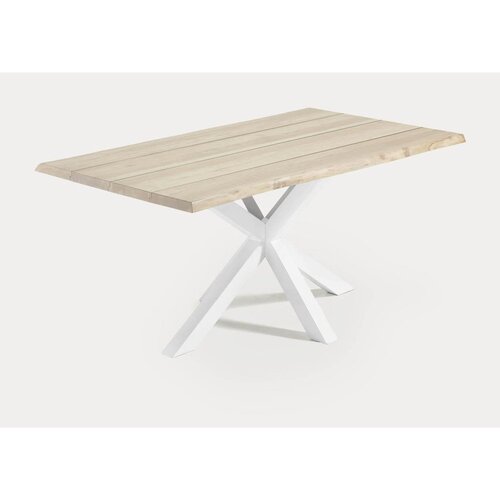 Kave Home Blagovaonski stol s pločom stola u dekoru hrasta 90x160 cm Argo &ndash; Cijene