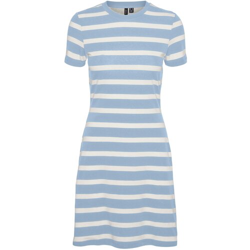 Vero Moda Obleka svetlo modra / bela Slike