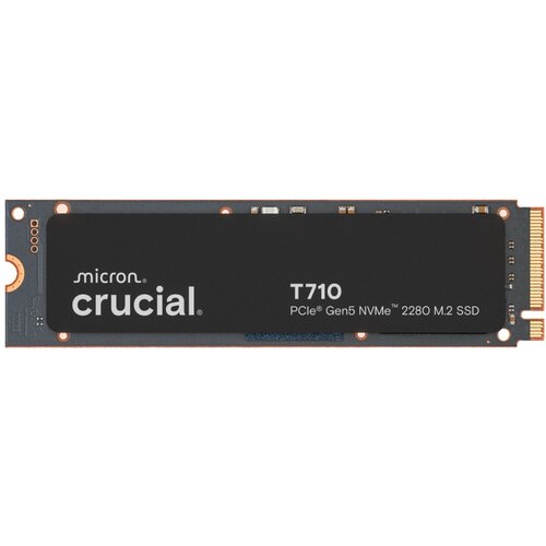 Crucial T710 2TB PCIe Gen5 NVMe M.2 2280 SSD up to 14500 MB/s read and 13800 MB/s write CT2000T710SSD8 Cene