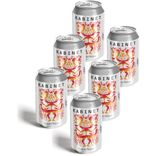 Kabinet kraft pivo supernova 0.33l, 6 limenki Slike