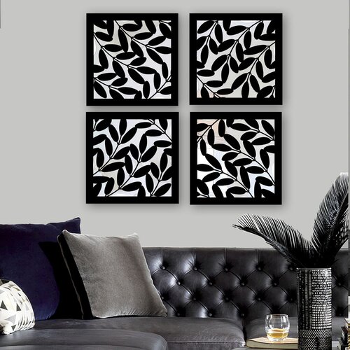 Wallity set ogledala SYH1097258921, crni Cene