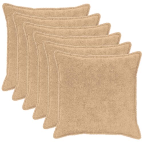  Presvlaka za jastuk 6 kom. HOUTEN Krem 65 x 65 cm Slike
