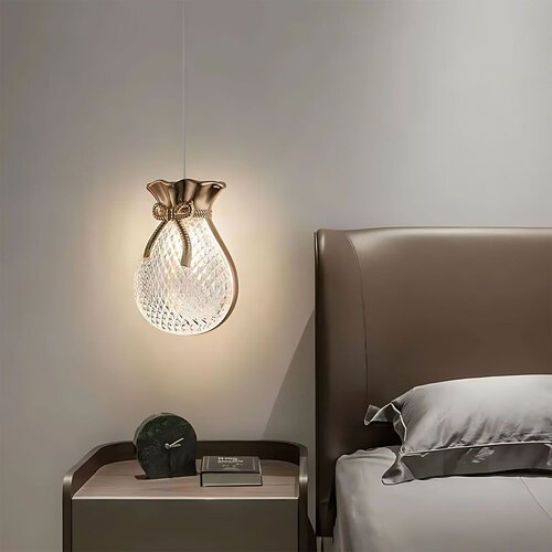 Toolight Visilica LHJ107-1CP zlatna Slike