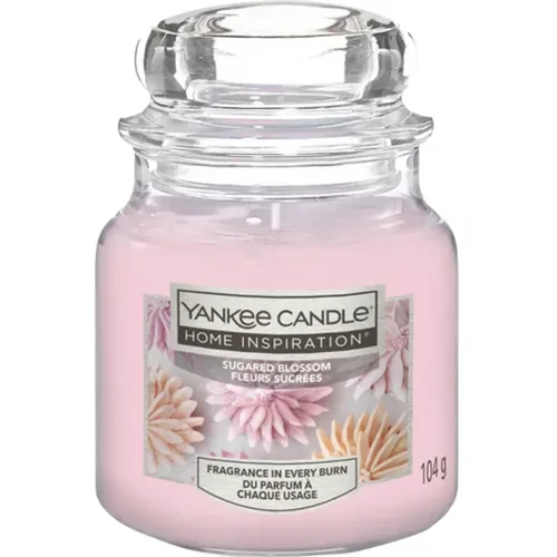 Yankee Candle Home Inspiration sveča v kozarcu Sugared Blossom - Small