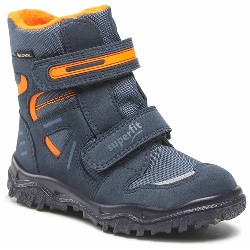 Superfit Čizme za snijeg 'Husky' tamno plava / siva / narančasta