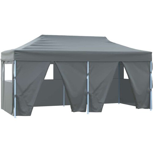 Šator za svadbe - &scaron;ator za zabave Antracit 291 x 580 x 315 cm Oxford tkanina - Antracit s 4 bočna zida Da Cijene