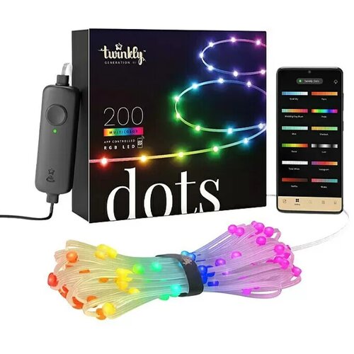 TWINKLY LED trak Dots (RGB, 10 m, prozoren) Cene