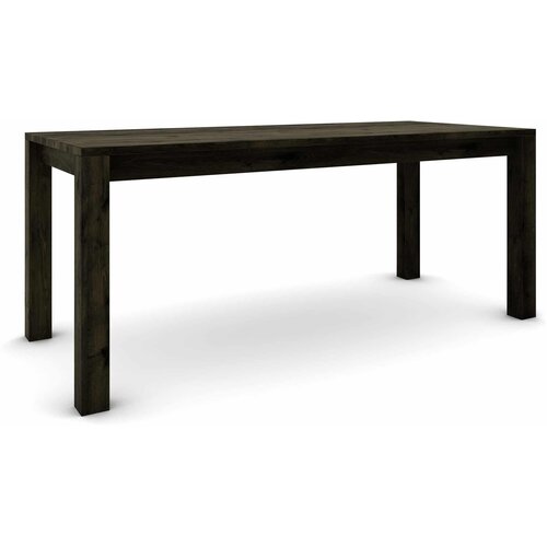  Hrastov stol 180 x 80 cm, crni sa srebrnim efektom Slike