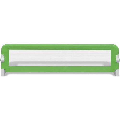 VidaXL sigurnosna ogradica za dječji krevet 2 kom zelena 150 x 42 cm Slike