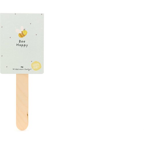 Die Stadtg&amp;auml;rtner Semenska vrečka s sporočilom &amp;quot;Bee Happy&amp;quot; BIO - 1 pkt. Slike