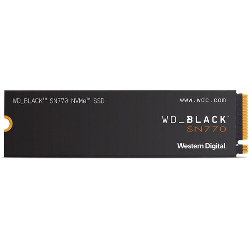 Western Digital 500GB M.2 NVMe Gen4 WDS500G3X0E SN770 Black SSD disk Cene
