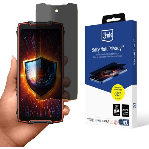 3mk kaljeno steklo privacy za blackview BV9300 pro mat z zaščito zaslon, (5000024929) Cene