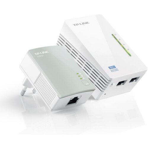 Tp-link TL-WPA4220KIT AV600 300Mbps brezžični powerline starter kit adapter Slike